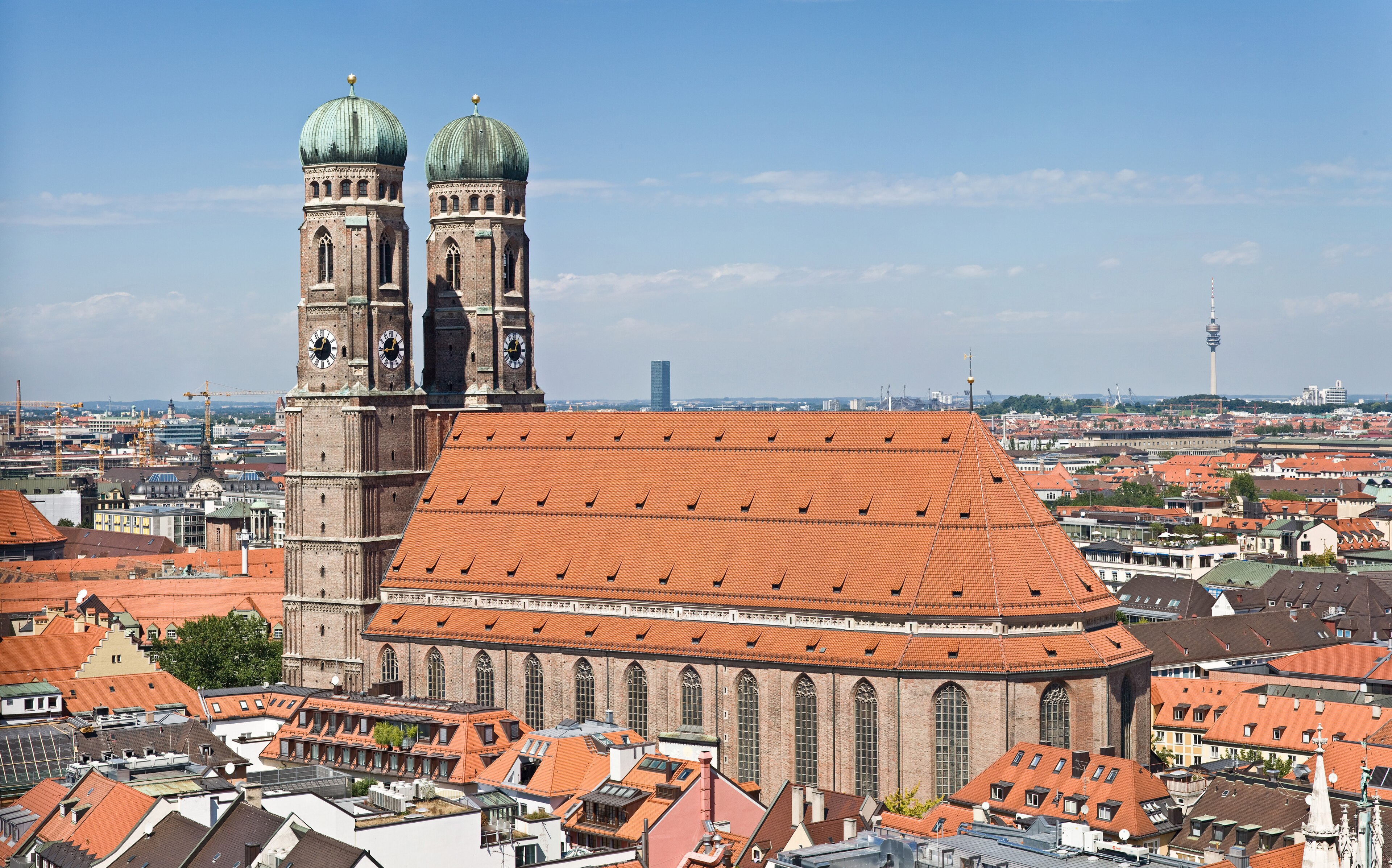 Frauenkirche in München, Blick vom Turm der Peterskirche
