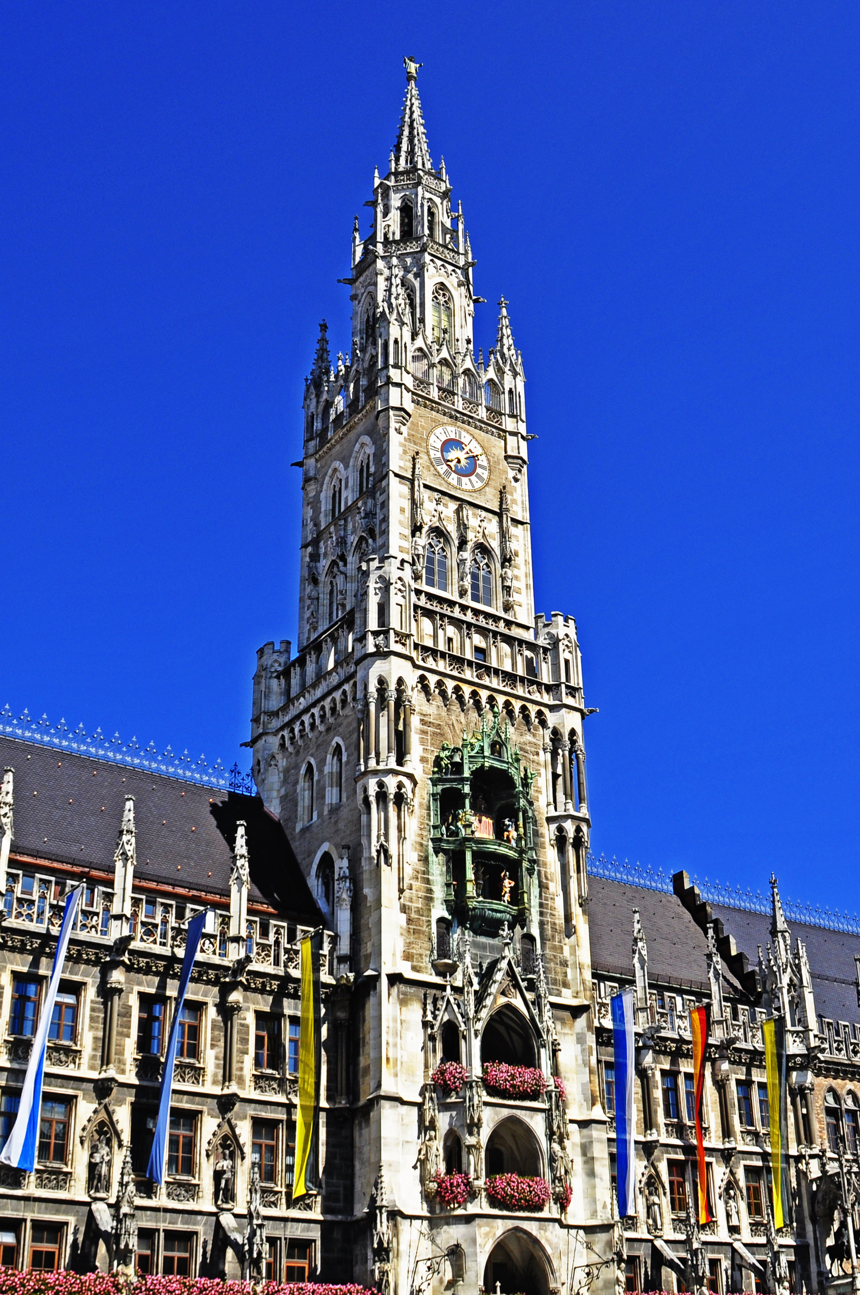 Neues Rathaus am Marienplatz in München